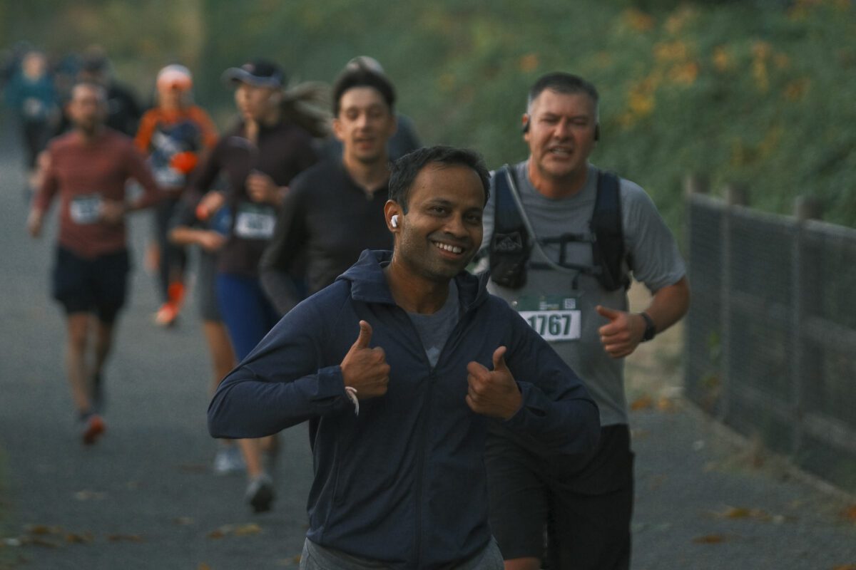 Lake Washington Half Marathon — race day photo
