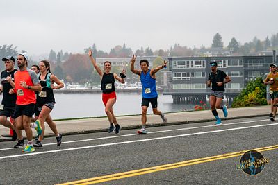 Lake Washington Half Marathon — race day photo