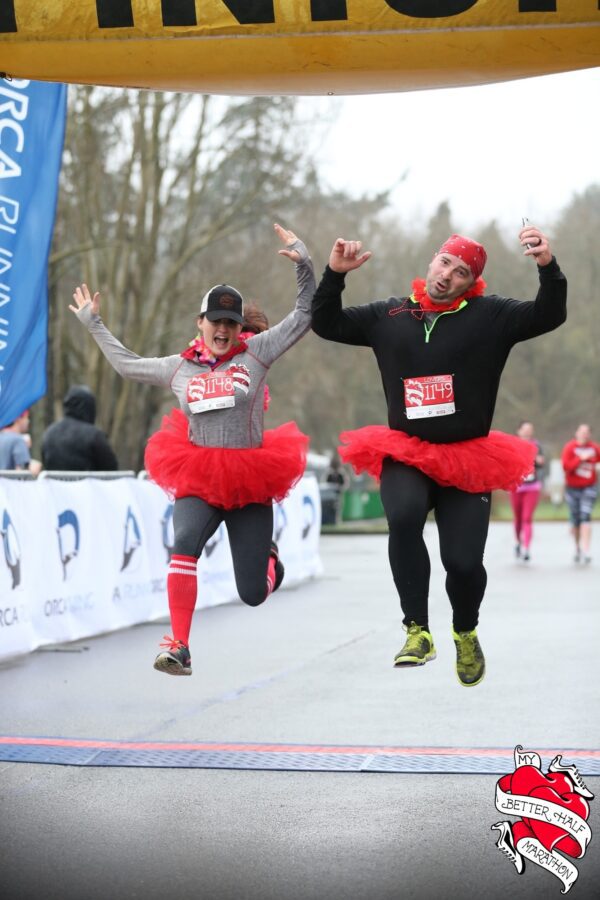 My Better Half Marathon — race day photo